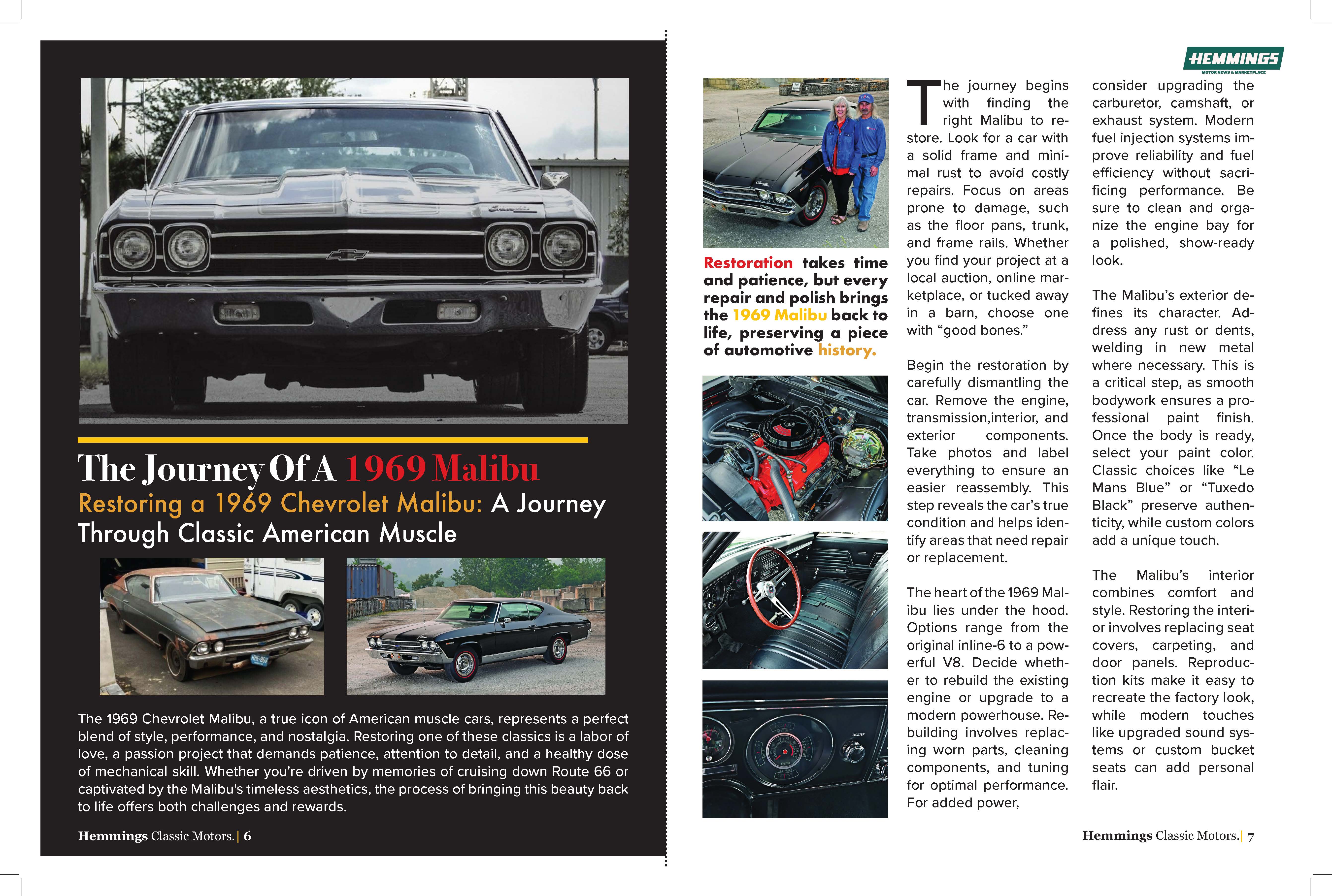 1969 Malibu Restoration